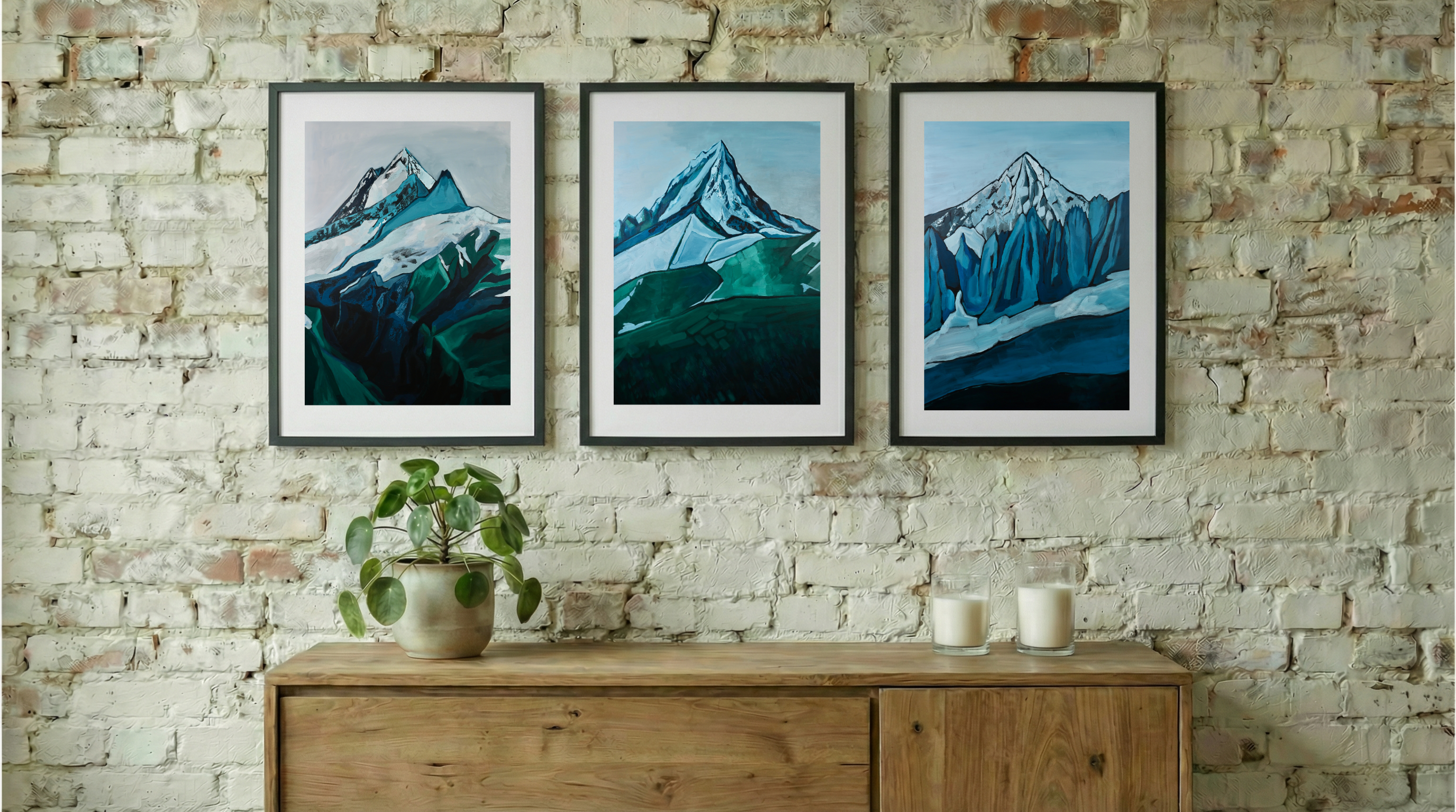 Two Additional A3 Prints - Mountains collection